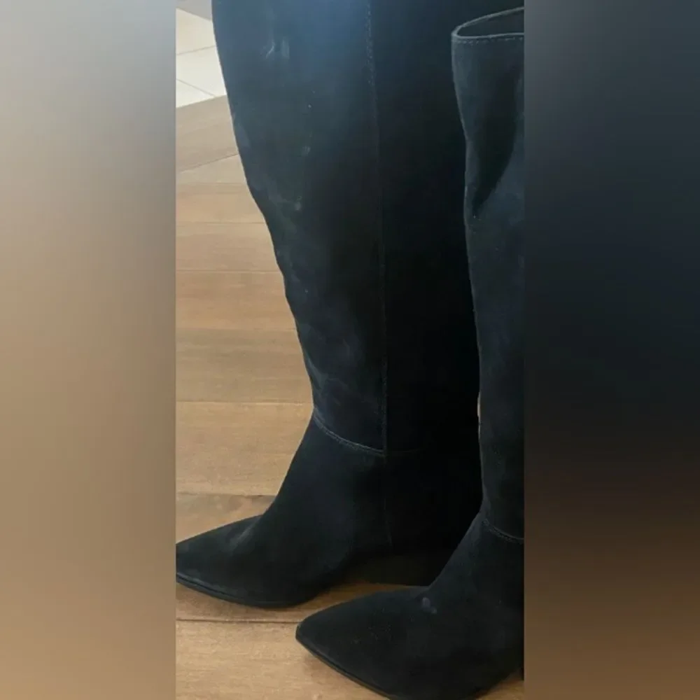 Marc Fisher CHALLI POINTY TOE BOOT Black 10